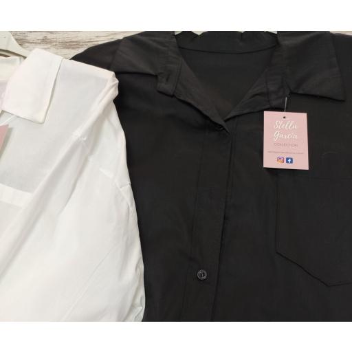 Maxi Camisa en Blanco  [3]