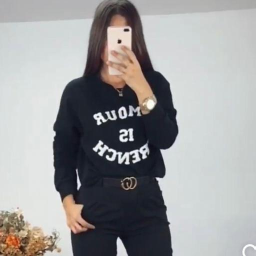 Sudadera Amour en Gris [3]