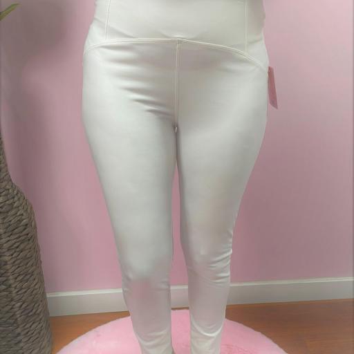Legging Polipiel en Blanco en L [0]