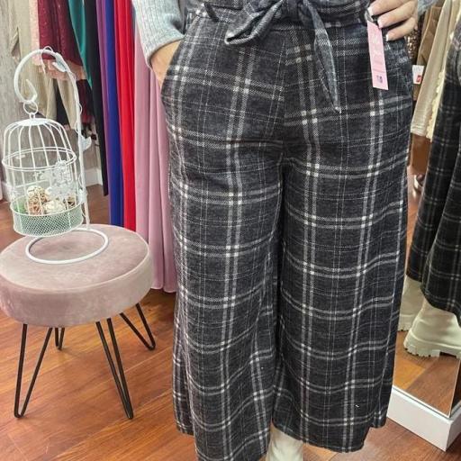 Pantalon Cuadros Gris [0]