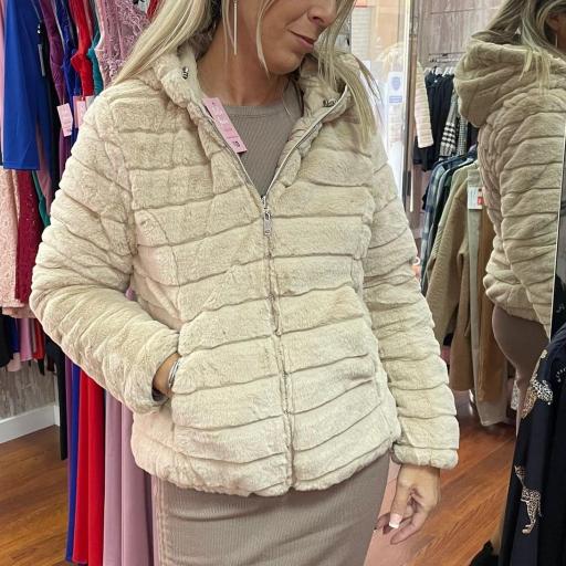 Chaqueta Beige Reversible XL (42/44) [1]