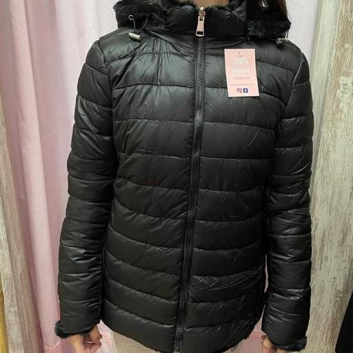 Chaqueta Negra Reversible en XXL (44/46) [1]
