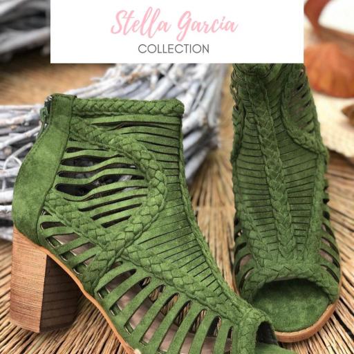 Sandalia Antelina Verde Nº 39 [0]