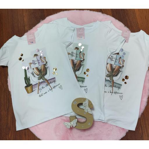 Camiseta Little Things en Azul [1]