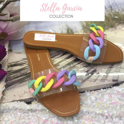 Sandalia Cadenas Colors Nº 38 [0]