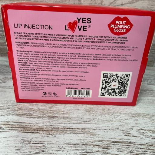 GLOSS VOLUMINIZADOR LIP INJECTION - YES LOVE [1]