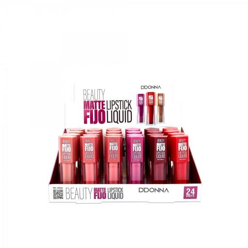 Lipstick Liquid Beauty Matte Fijo 