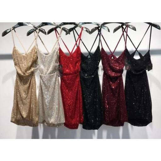 Vestido Strass en Plata [1]