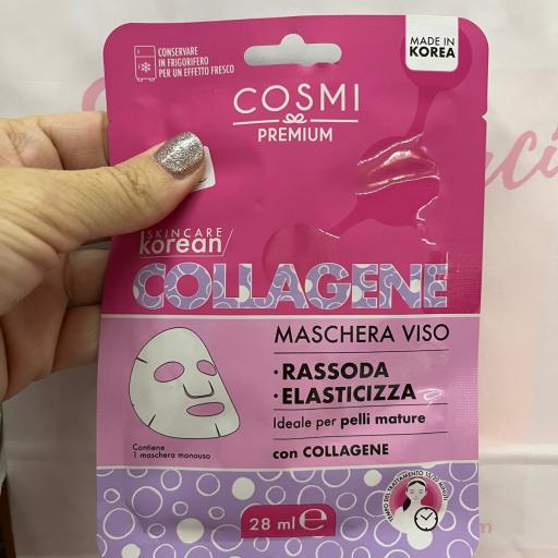 Cosmética Coreana Mascarilla facial con Colágeno COSMI 28 ml