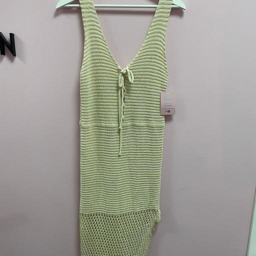 Vestido Crochet en Negro [2]