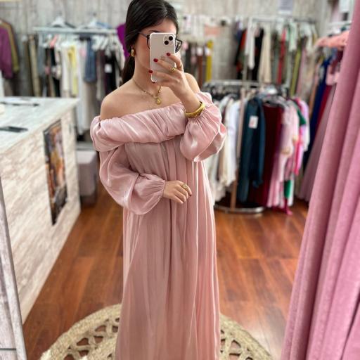 VESTIDO HADA ROSA