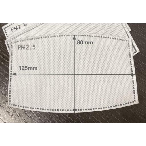 Lote 5 Filtros Protectores de Carbono para Mascarillas [2]