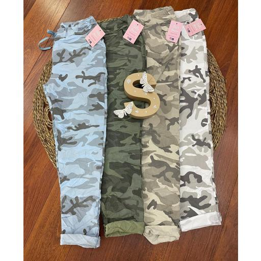 Pantalón Camuflaje en Azul [0]