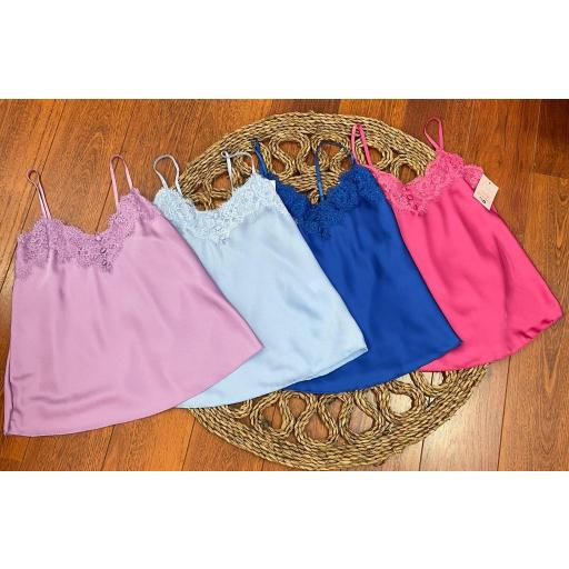 Top Lencero Botones en Celeste  [0]
