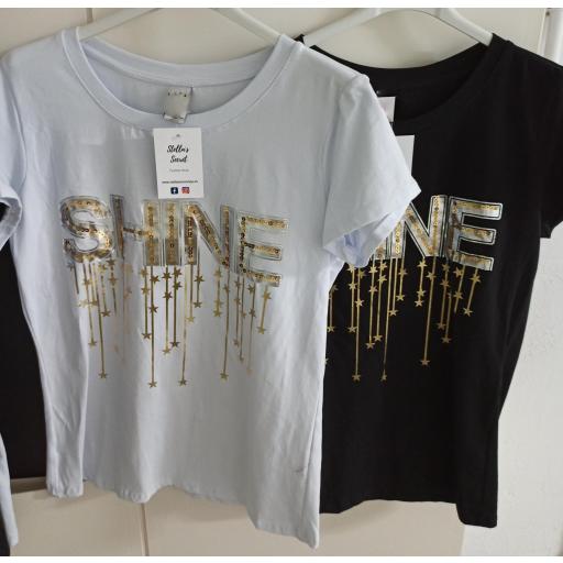 Camiseta Shine en Blanco  [1]
