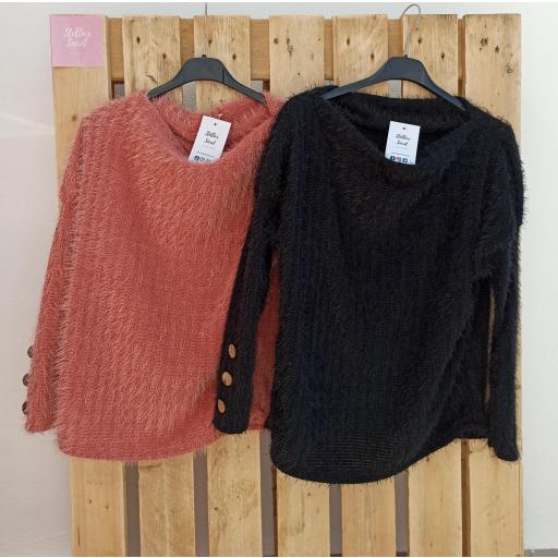 Jersey Zoe en Rosa y Negro [1]