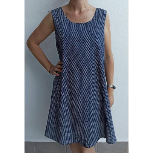 Vestido Viscosa Curvy en Blanco L/XL [0]