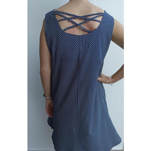 Vestido Viscosa Curvy en Blanco L/XL [1]