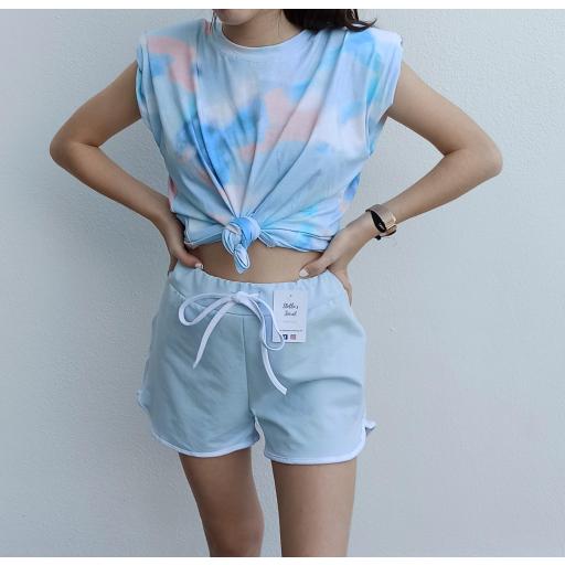 Pantalón Corto Jogging Blanco [0]