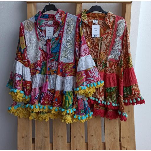 Camisa Boho en Ocre [2]