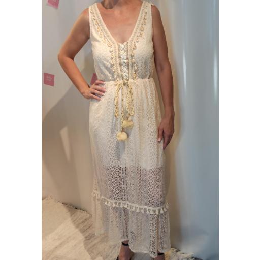 Vestido Boho Encaje en Talla M/L [0]