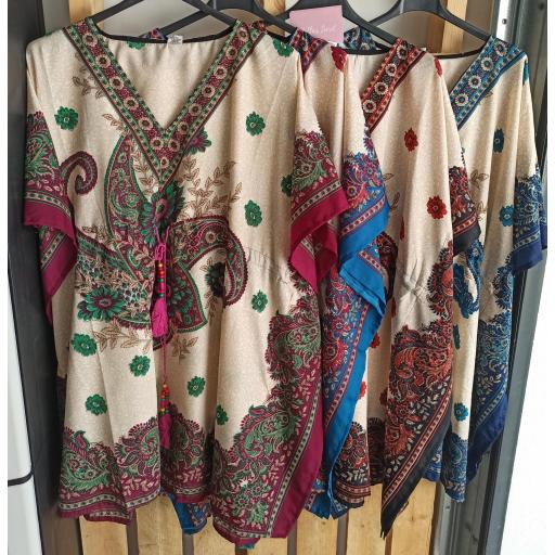 Kaftan en Azul y Morado [2]