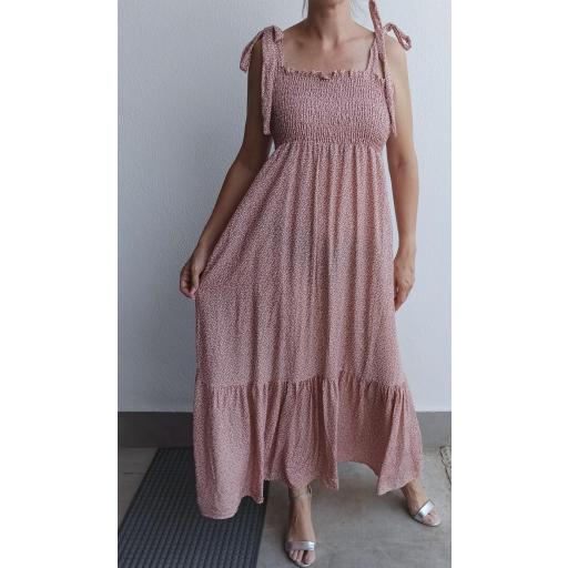 Vestido Tirantes Lazo en Verde  [0]