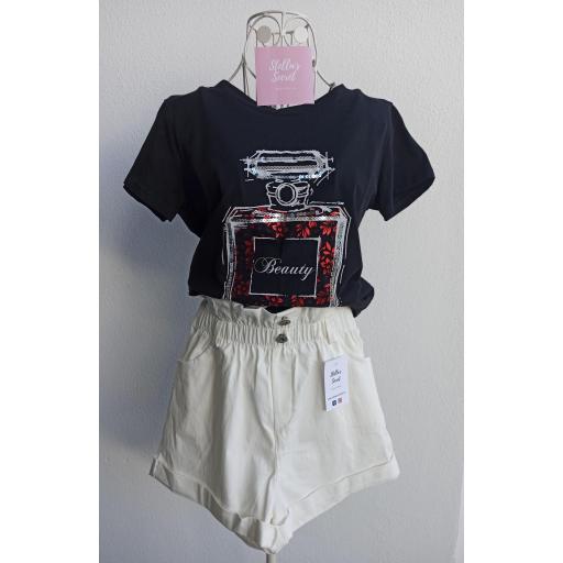 Camiseta Beauty en Blanco [0]
