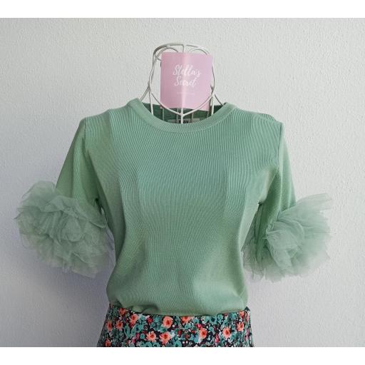 Jersey Chiara en Verde y Fucsia [1]