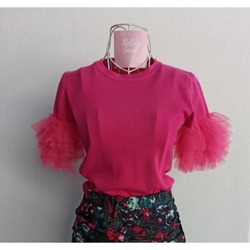 Jersey Chiara en Verde y Fucsia [0]