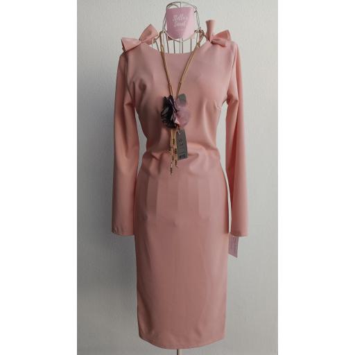 Vestido Ashley en Rosa Nude [0]