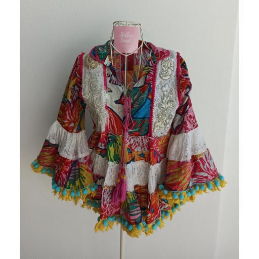 Camisa Boho en Ocre [1]