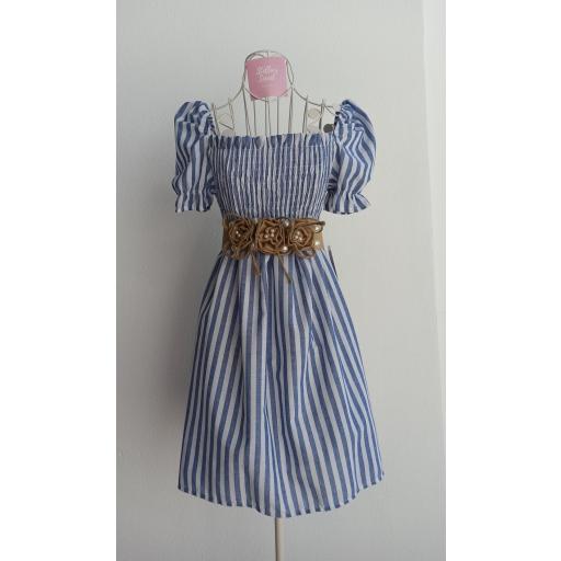 Vestido Manga Rayas [1]