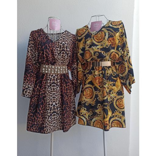 Vestido Agatha Estampado Lyon [0]