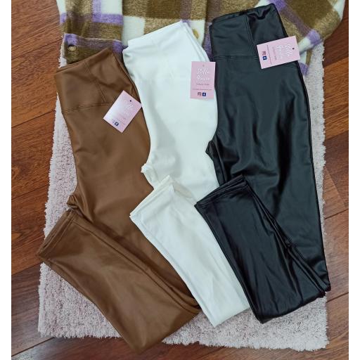 Legging Polipiel en Blanco en L [1]