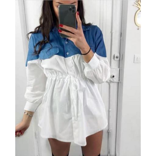 Vestido Camisero Vaquero [0]