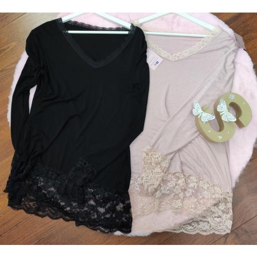 Camiseta Lencera en Rosa [2]