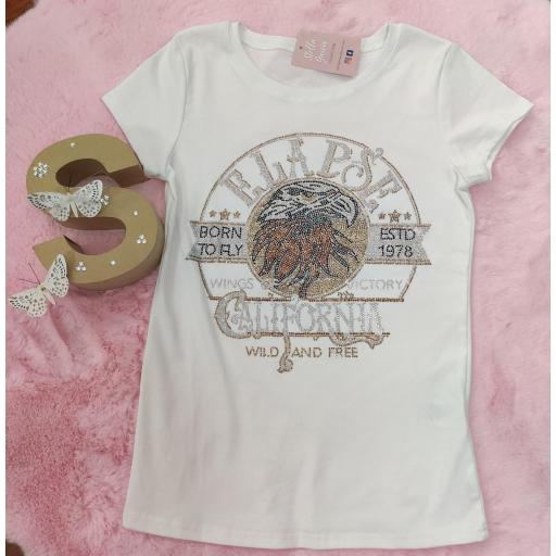 Camiseta Glitter Aguila en S/M y M/L [0]