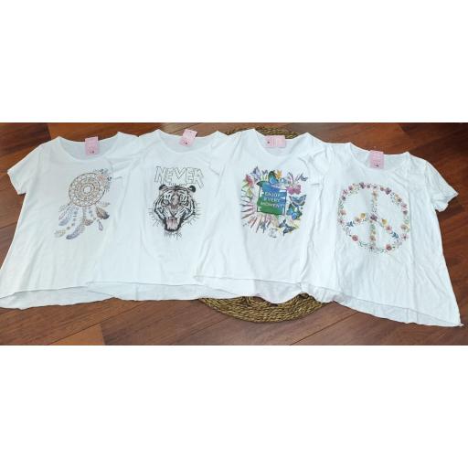 Camiseta Basic con Estampados Variados II [0]