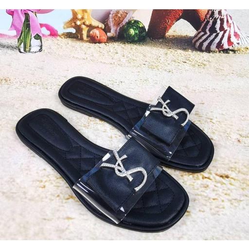Sandalias YS Negro Nª 41 [0]