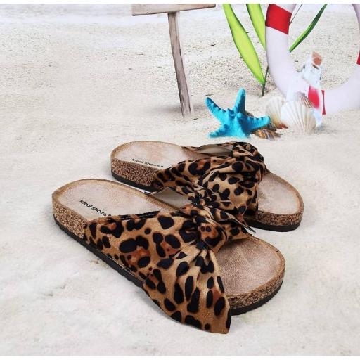 Sandalia Anatómica Leopardo Nº 39 [0]