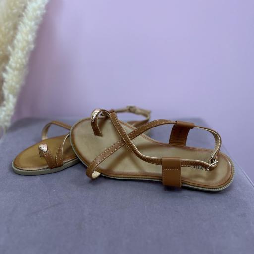 SANDALIAS CAMEL del 37 al 39