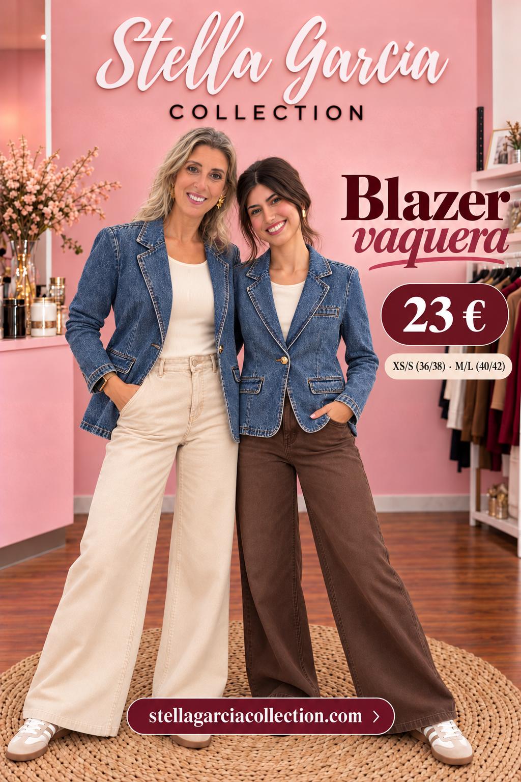 Blazer vaquera azul