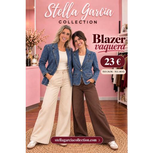Blazer vaquera azul