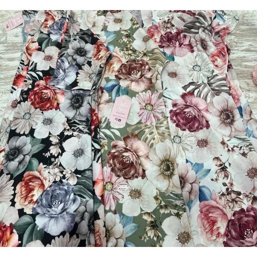 Kimono Flores en Beige [1]