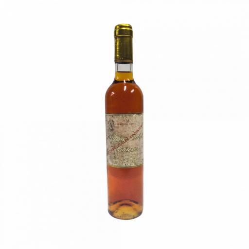 Château Gilette Crème de Tête Sauternes 1979  500ml (Etiquetas en mal estado)