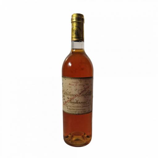 Château Gilette Crème de Tête Sauternes 1979 750ml. (Etiquetas en mal estado)