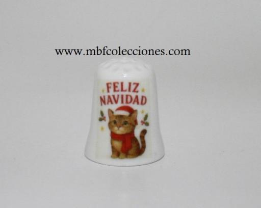DEDAL FELIZ NAVIDAD GATO ​RF. 09563 [0]