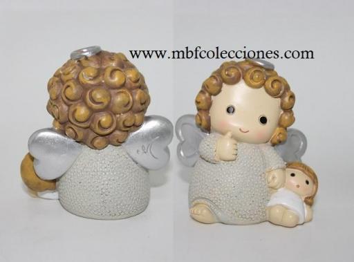 ÁNGEL CON MUÑECA 6x8cm. aprox.   RF. 09568 [0]