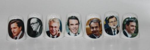 7 DEDALES PRESIDENTES DEL GOBIERNO ESPAÑA ​RF. 09681 [1]